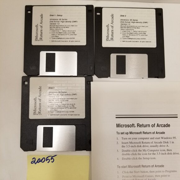 Microsoft Return of Arcade PC 1998 in box Pac-Man Galaxian Dig-Dug Pole Position - Picture 5 of 11